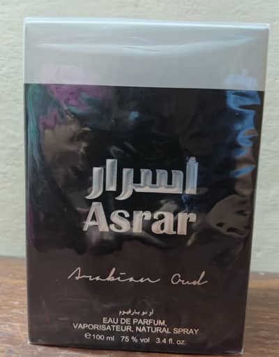 ARABIANOUD PERFUME ASRAR BRAND NEW BOXPACK