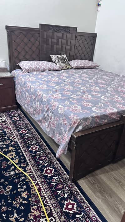 Bed with Spring mattress