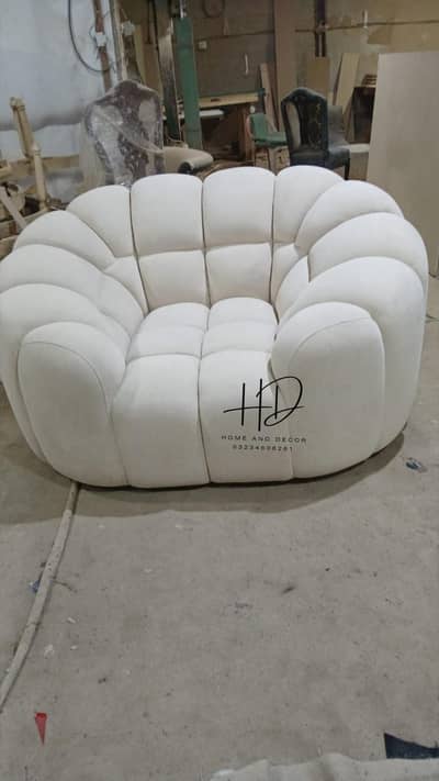 luxury sofa // bubble sofa // boucle sofa // 6 seater sofa
