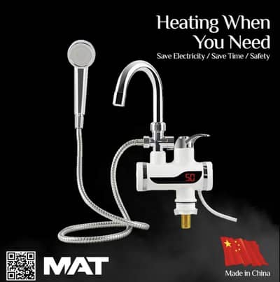 Instant Electric Water Heating Tap with Shower