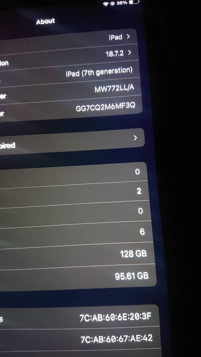 ipad 7th generation mint condition