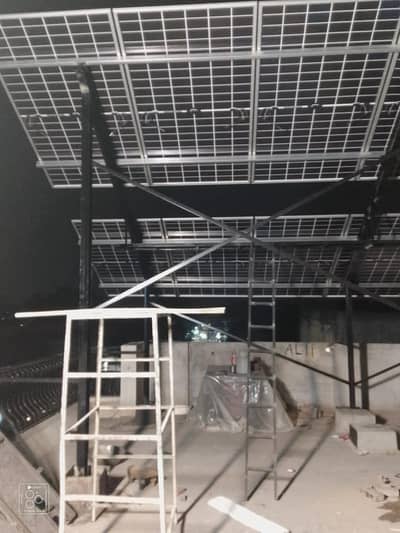 Elevated Solar Structure customized Guarder Work 10 rup watt