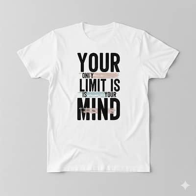 Your Only Limit Is Your Mind White T-Shirt