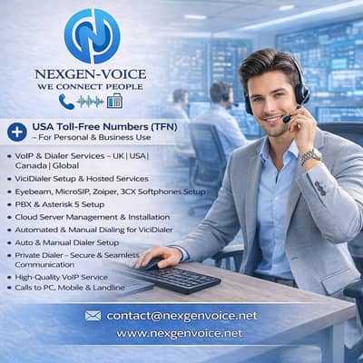 Dialer for Call Centers/Business ,DIDs UK/USA, TFN USA, ViciDialer