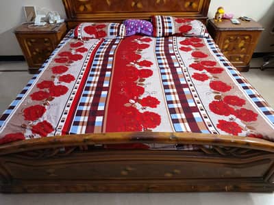 Bedroom Furniture (Bed, Side Tables and Wardrobe) Lassaani Deeko paint