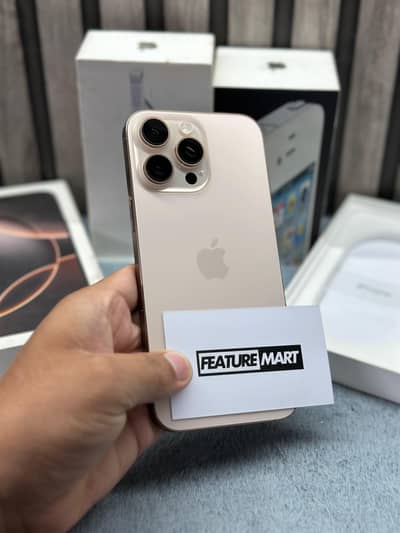 16 Pro Max HK | 256GB | Under Apple Warranty | PTA Approved | Desert