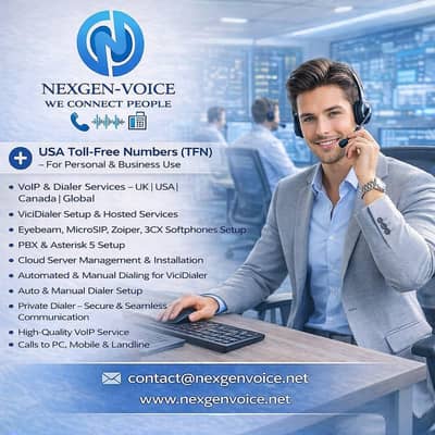 Dialer for Call Centers/Business ,DIDs UK/USA, TFN USA, ViciDialer