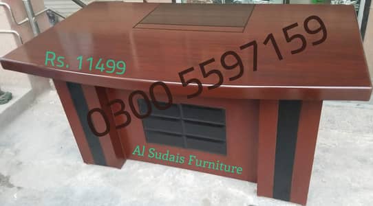 Office desk, 5ft table wd 3 drawer, study desk, counter, meeting table