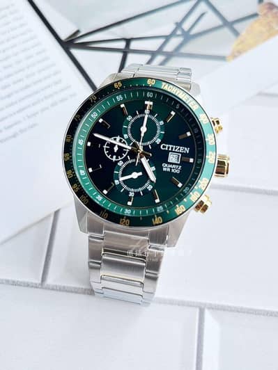 CITIZEN TWO TONE ANALOGUE CHRONOGRAPH