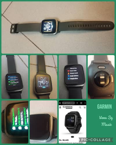 Garmin Venu Sq music edition Always on smart watch
