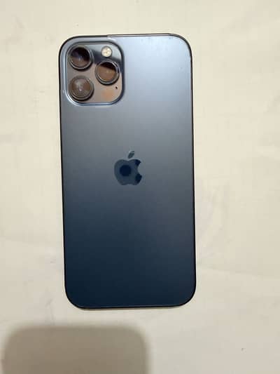 PTA Approved iPhone 12 Pro Max 256GB, Deep Blue, With Box and Cable