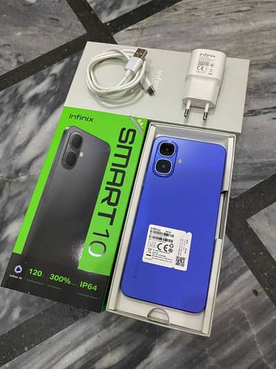 Infinix Smart 10 BLUE Box Pack