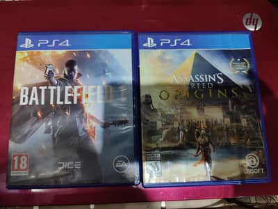 ps4 two games for sell good condition