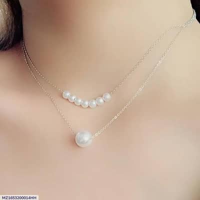 beautiful pearl neck chain necklace