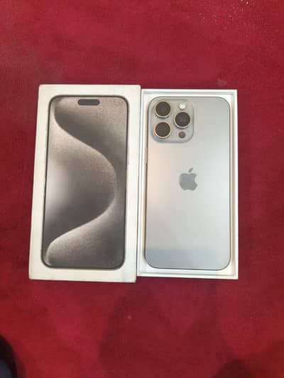 iPhone 15 pro max 256GB | 10/10 0 Scratch | 85% Health | With Box