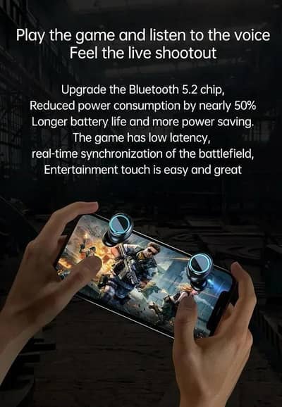 Long lasting charging earbuds