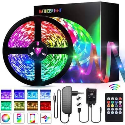 1pcs black RGB strips lights for decoration