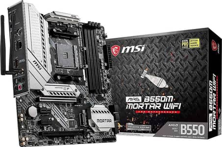 MSI B550m mortar wifi + Amd Ryzen 5 3600 combo