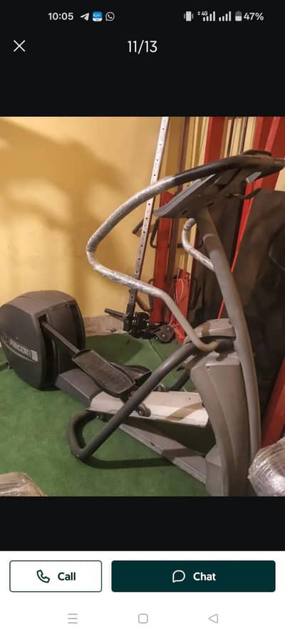 ELLIPTICAL/ TREADMILL/ DUMBBELL/ PLATES/RODS/ BENCH