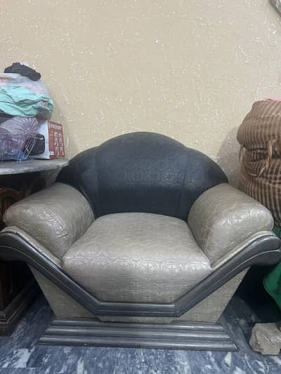 Solid wood sofa set 3 seater 2 seater 1 seater