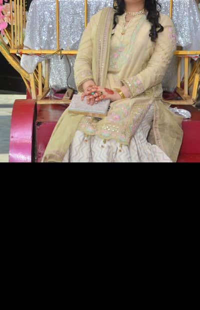 nihka ware outfit white and gold