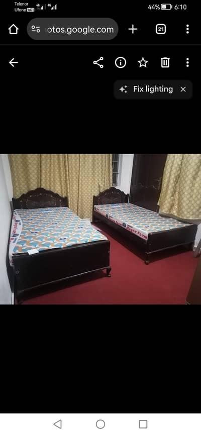 Two Single Beds with mattress for sale