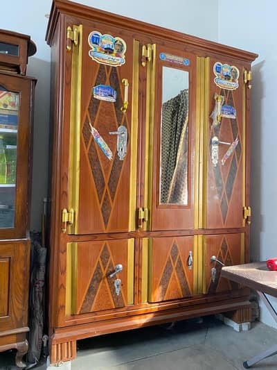 3 Door Full Size Cupboard (JUST LIKE NEW)