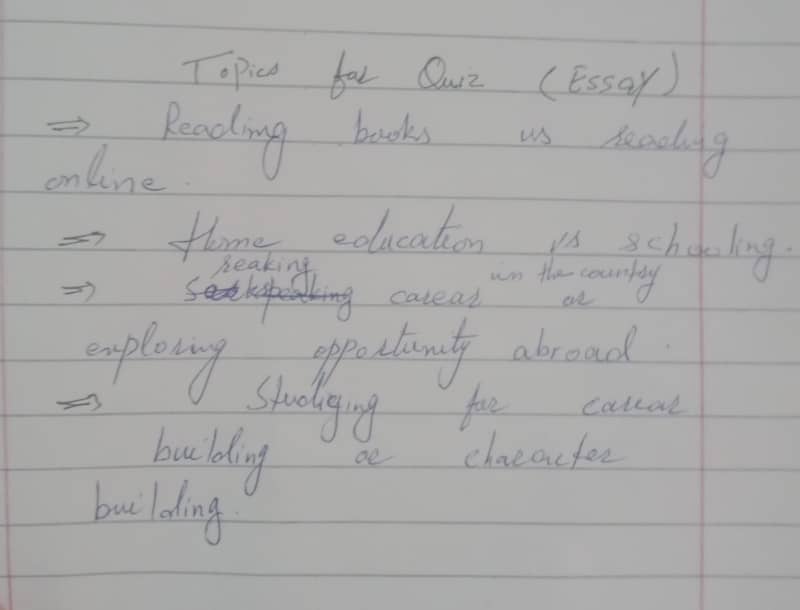 Handwriting assignment 3