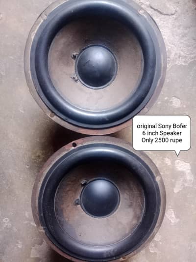 original Sony Bofer 6 inch Speaker Only