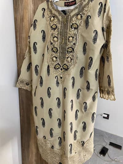 new 3 piec suit patches wala uses ni size issues