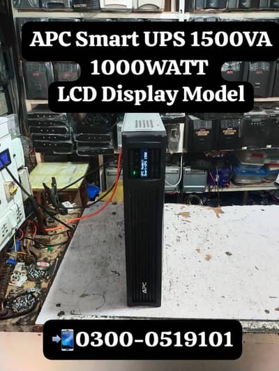 APC UPS 1500VA 1000WATT Pure Sine Wave Ready Stock Available Lahore