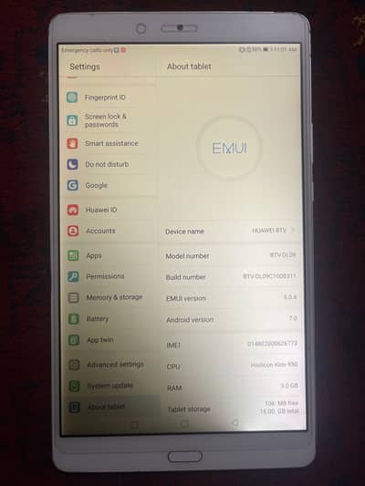 Huawei BTV Docomo Tablet