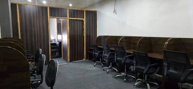 Fully Furnished Area 450 Square Feet Brand New Corporation Office Available For Rent In Main Boulevard Road Gulberg 3 Lahore