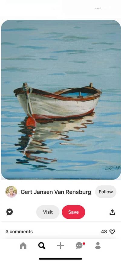 hand made canvas painting