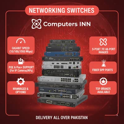 switches,PoE Networking Switches | Cisco, TP-Link, D-Link | All Ports