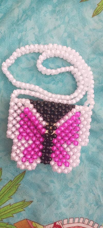 Handmade Cute Kids Beaded Bag – New