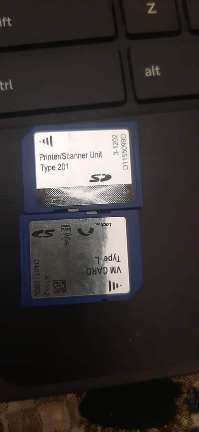 sd card vm type201 printer /scanner unit vm card 2 type l java