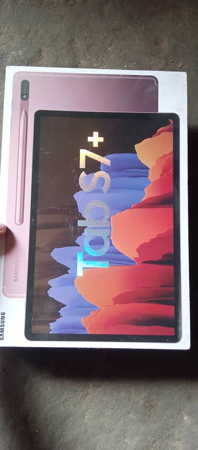 s7+ plus tablet ka box or scren glas protctr or s8 ultra tablet red ad