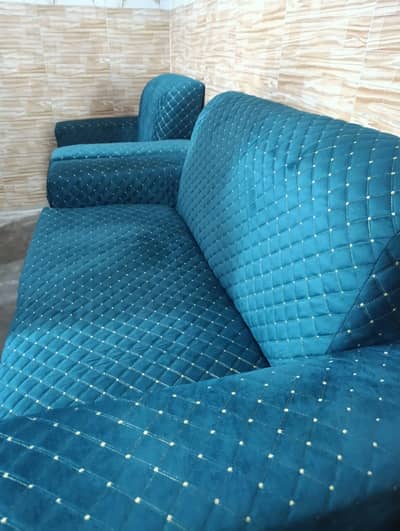 New Style Sofa In ocean blue Color Best Budget sofa
