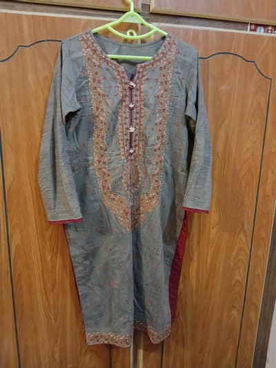 Khaddar dress/ Winter wear/ Woman wear/ two piece dress/ Stitched dres