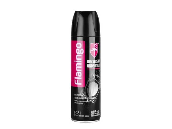 Flamingo Rubberized Undercoat Spray 500ml – Anti-Rust, Noise Reduction & Underbody Protection