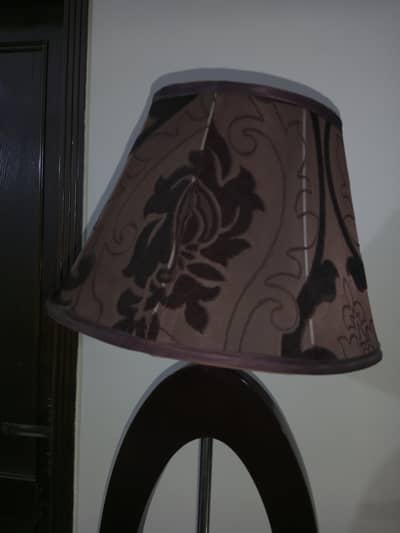 wooden  lamp