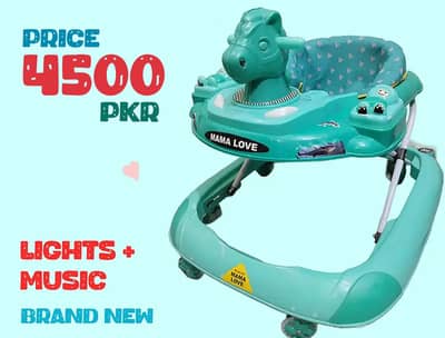 Premium Baby Walker with Lights and Music