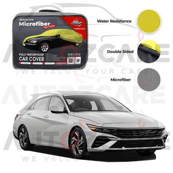 Hyundai Elantra EV Microfiber Car Top Cover - Model 2024-2025
