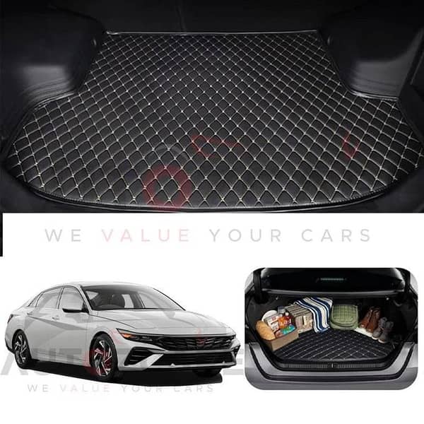Hyundai Elantra EV 7D Custom Car Trunk Mat - Model 2024-2025