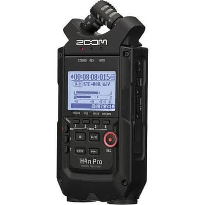 zoom h4n pro input portable handy recorder