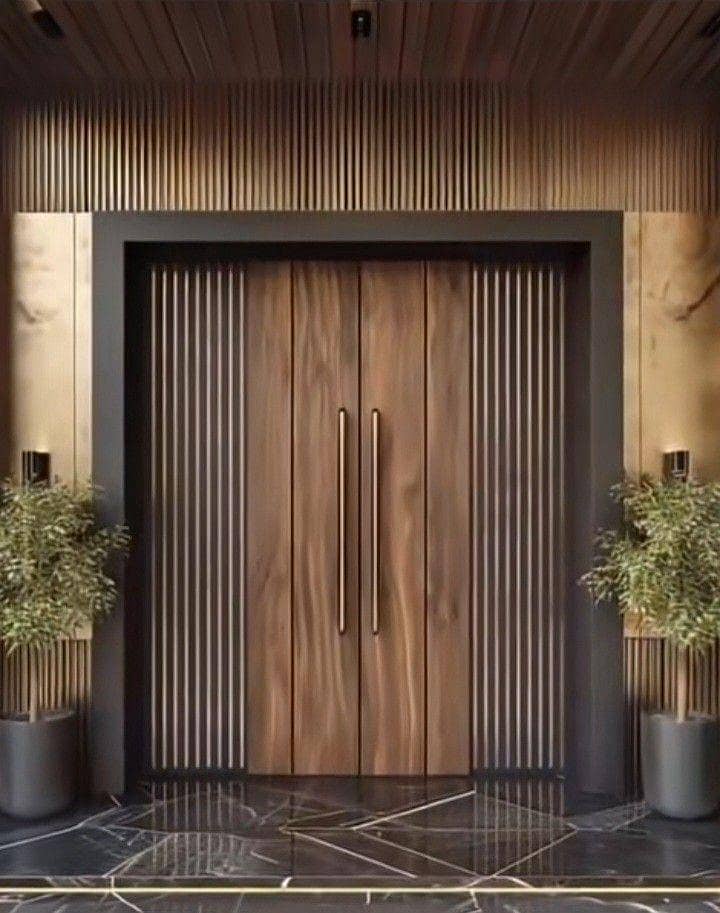 Solid Wood Door-Semi Solid-Engineering-Malaysian Panel /Ash/Fiber Door 7