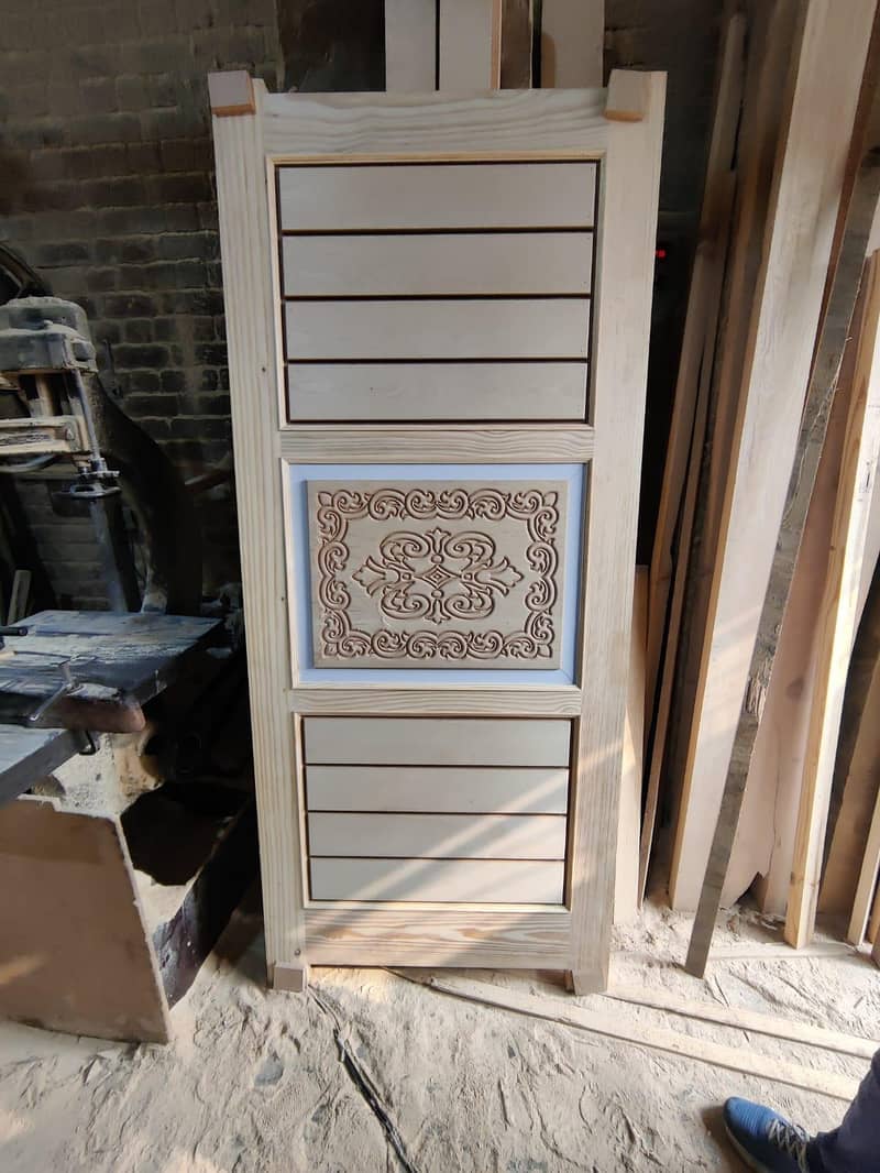 Solid Wood Door-Semi Solid-Engineering-Malaysian Panel /Ash/Fiber Door 9
