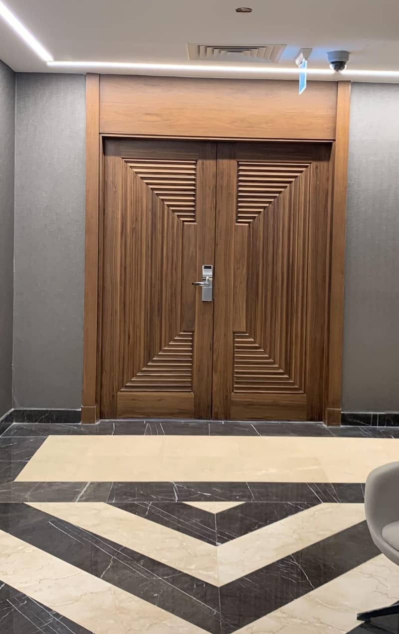 Solid Wood Door-Semi Solid-Engineering-Malaysian Panel /Ash/Fiber Door 13
