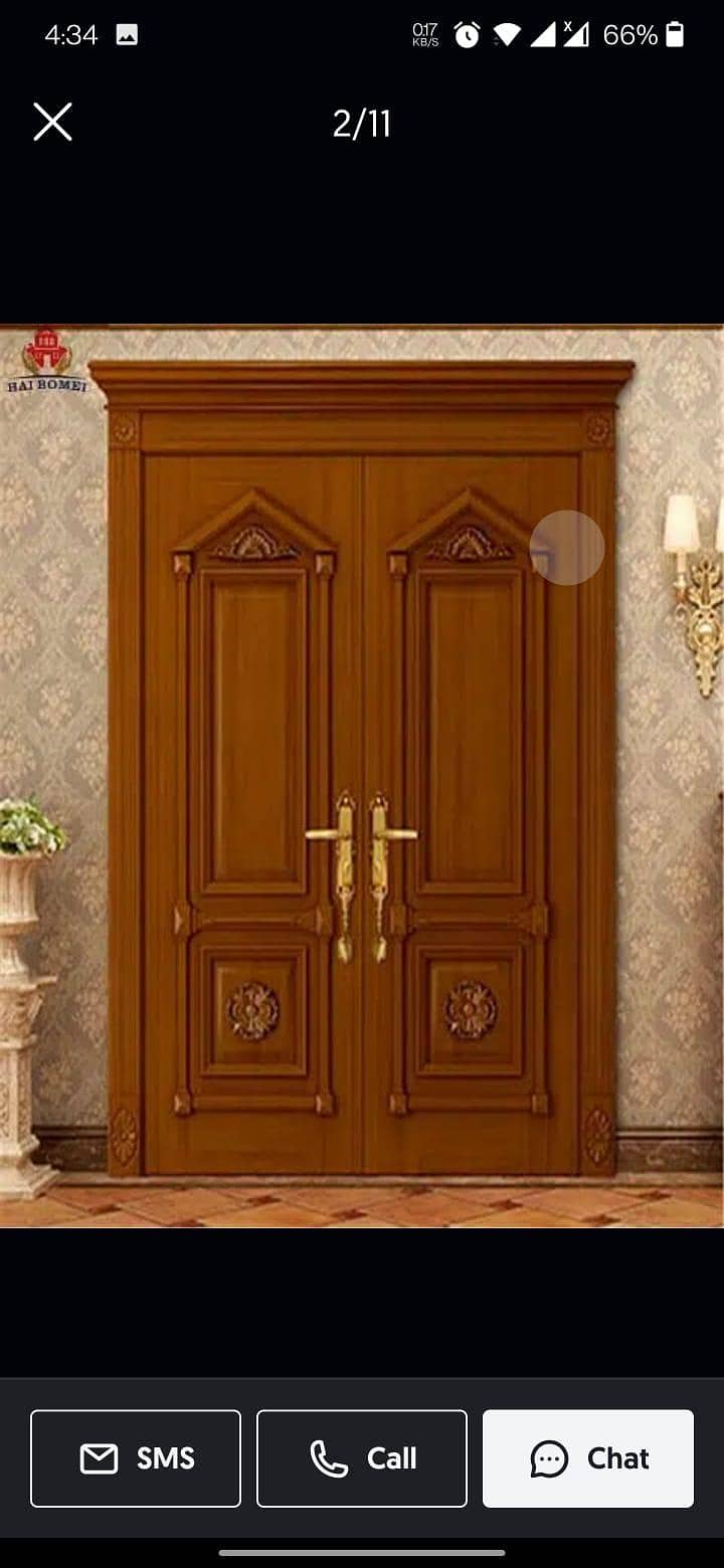 Solid Wood Door-Semi Solid-Engineering-Malaysian Panel /Ash/Fiber Door 14
